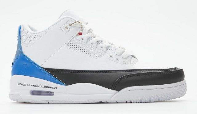 Women Air Jordan 3 Fragment Design Blue